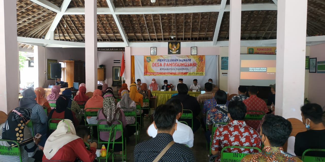 Penyuluhan Hukum di Desa Panggungsari, Bendungan, Trenggalek